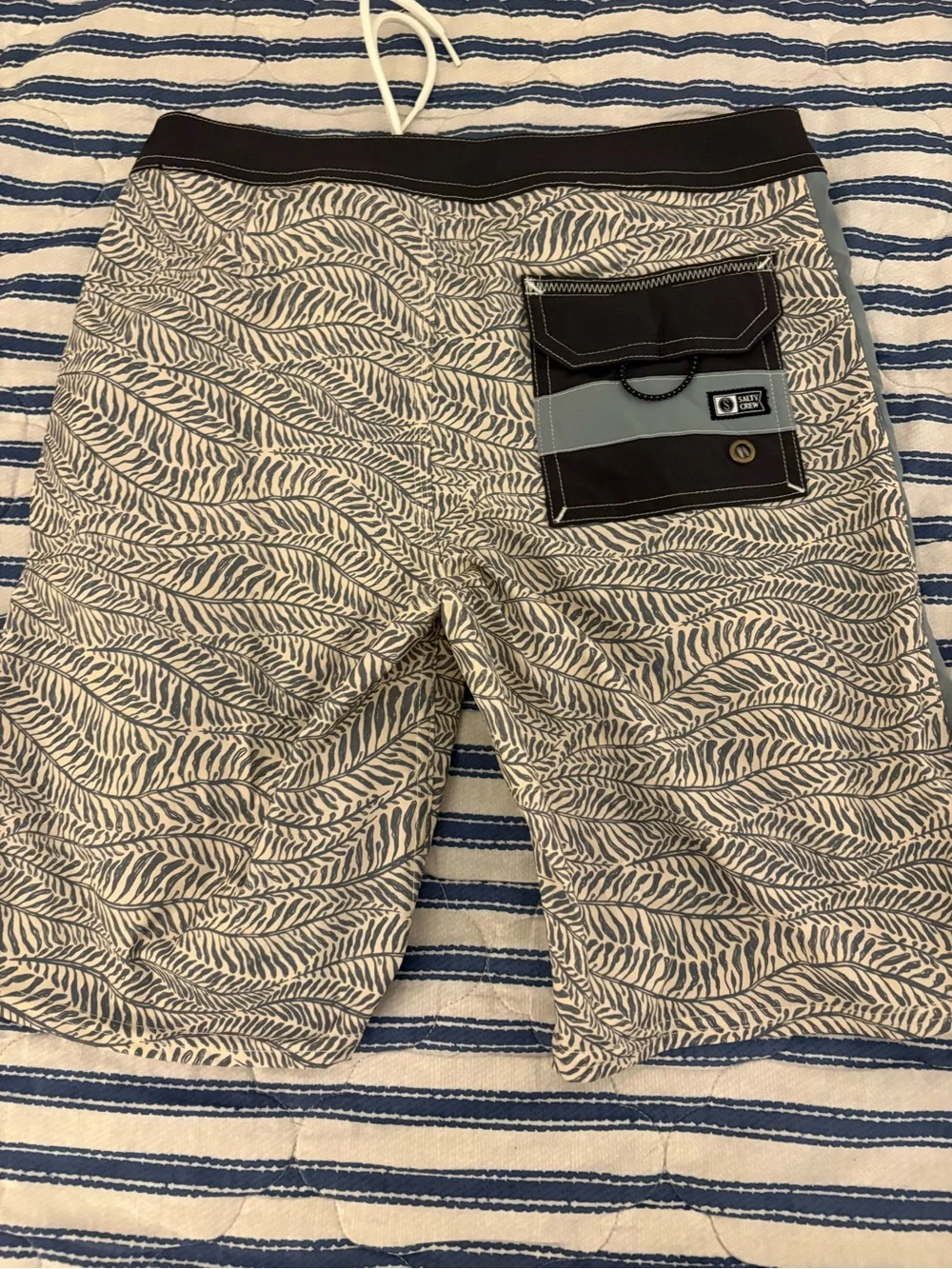 7 Mixed Boy’s Swim Trunks - Blue, Black, Yellow, Gray